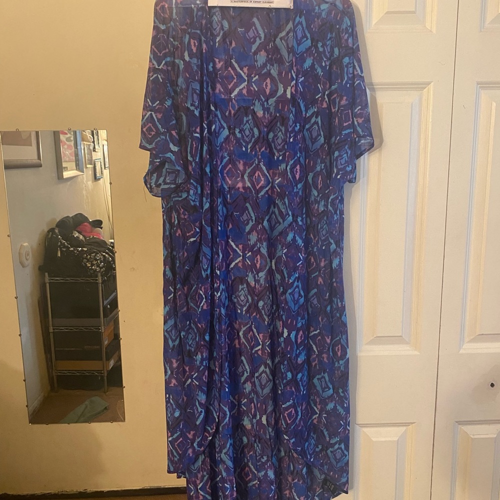 Blue and Purple Torrid Sheer cover new condition